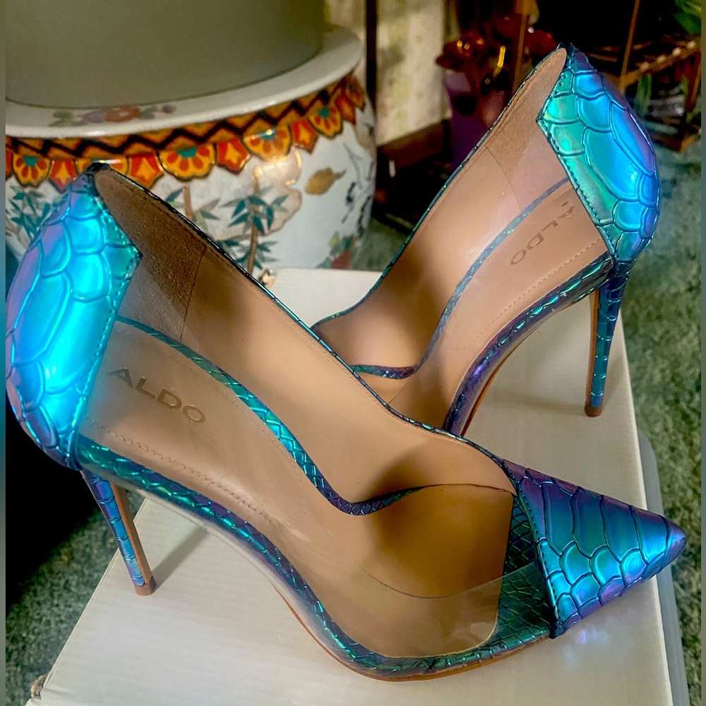 Mermaid heels from Aldo 🧜🏼‍♀️